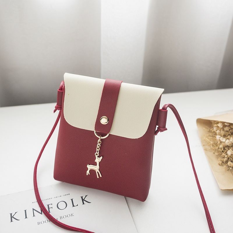 Women'S Bags New Look - 新しい鹿のペンダントバッグ、女性用シングルショルダークロスボディバッグ、ファッショナブルでかわいいバッグ、透明で可愛く見える小さなバッグ、スタイリッシュで多用途なバッグ、仕事やショッピングに便利で見た目も良い。
