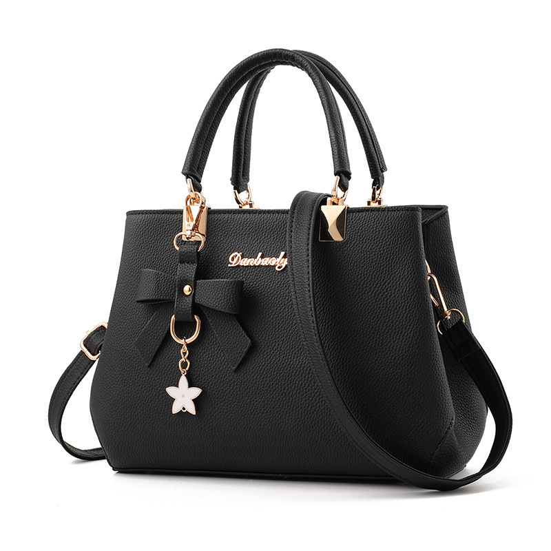 Women Bags For Office Use - レディース ハンドバッグ リボン＆スターチャーム、女性用多用途トートバッグ クロスボディ/ショルダーバッグ、日常/オフィスでの使用に広々としたスタイリッシュなバッグ