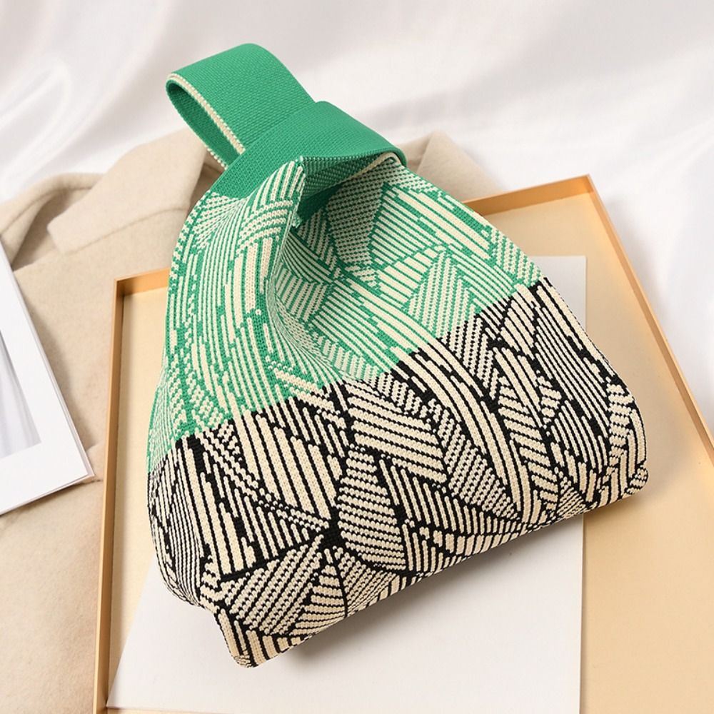 Women'S Bags Going Out - 女性用の大きなニットハンドバッグ,大容量,ポータブル,トートバッグ,小さな収納バッグ,韓国版