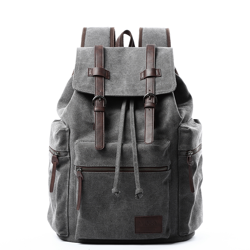 MATE ELAN レトロカジュアルキャンバスバックパック男 - Women Bags Leather のレビューと価格