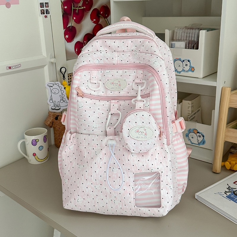 新登場の大容量通気性ナイロンバックパック、中高生女子向けのお - Women'S Bags New Look のレビューと価格