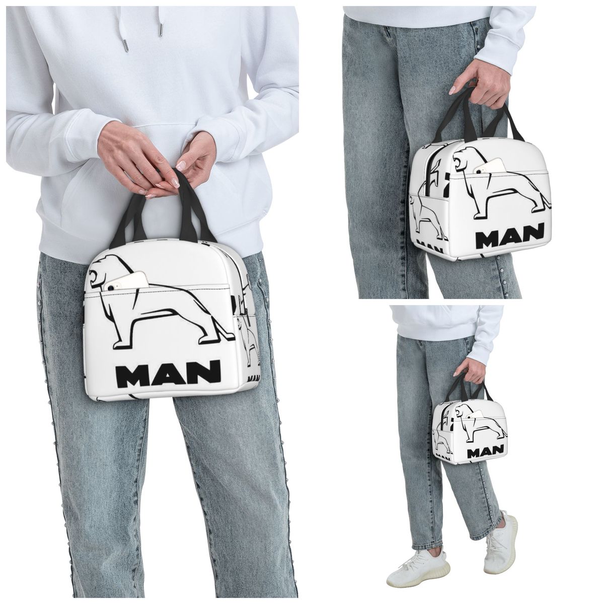 男性用トラックバス兼用ロゴ入り断熱ランチバッグ女性用オフィス - Women Bags For Office Use のレビューと価格