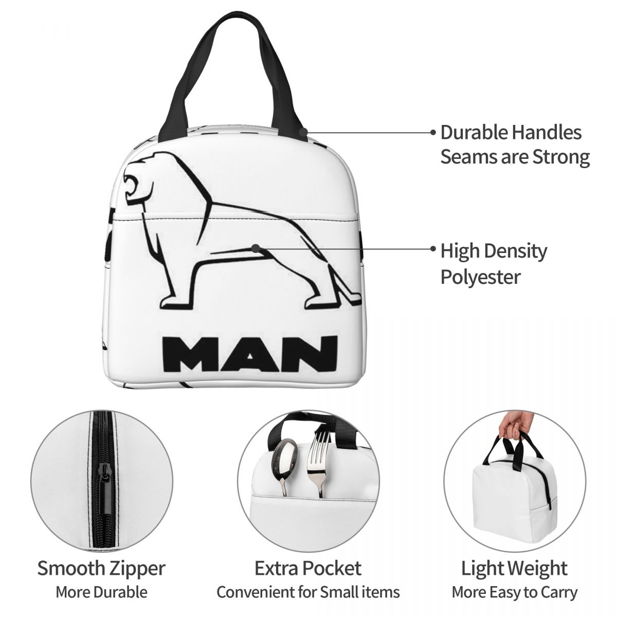 男性用トラックバス兼用ロゴ入り断熱ランチバッグ女性用オフィス - Women Bags For Office Use のレビューと価格