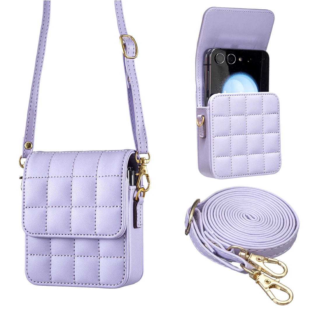 クロスボディランヤードレザーフォンバッグ Samsung G - Phone Bag Crossbody のレビューと価格