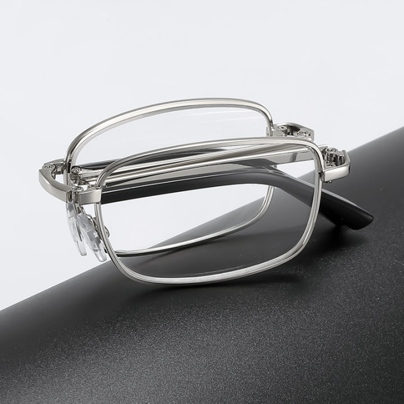 レトロ折りたたみ老眼鏡スクエアフレームミニポータブル眼鏡視度 - Women Bags Under 500 のレビューと価格
