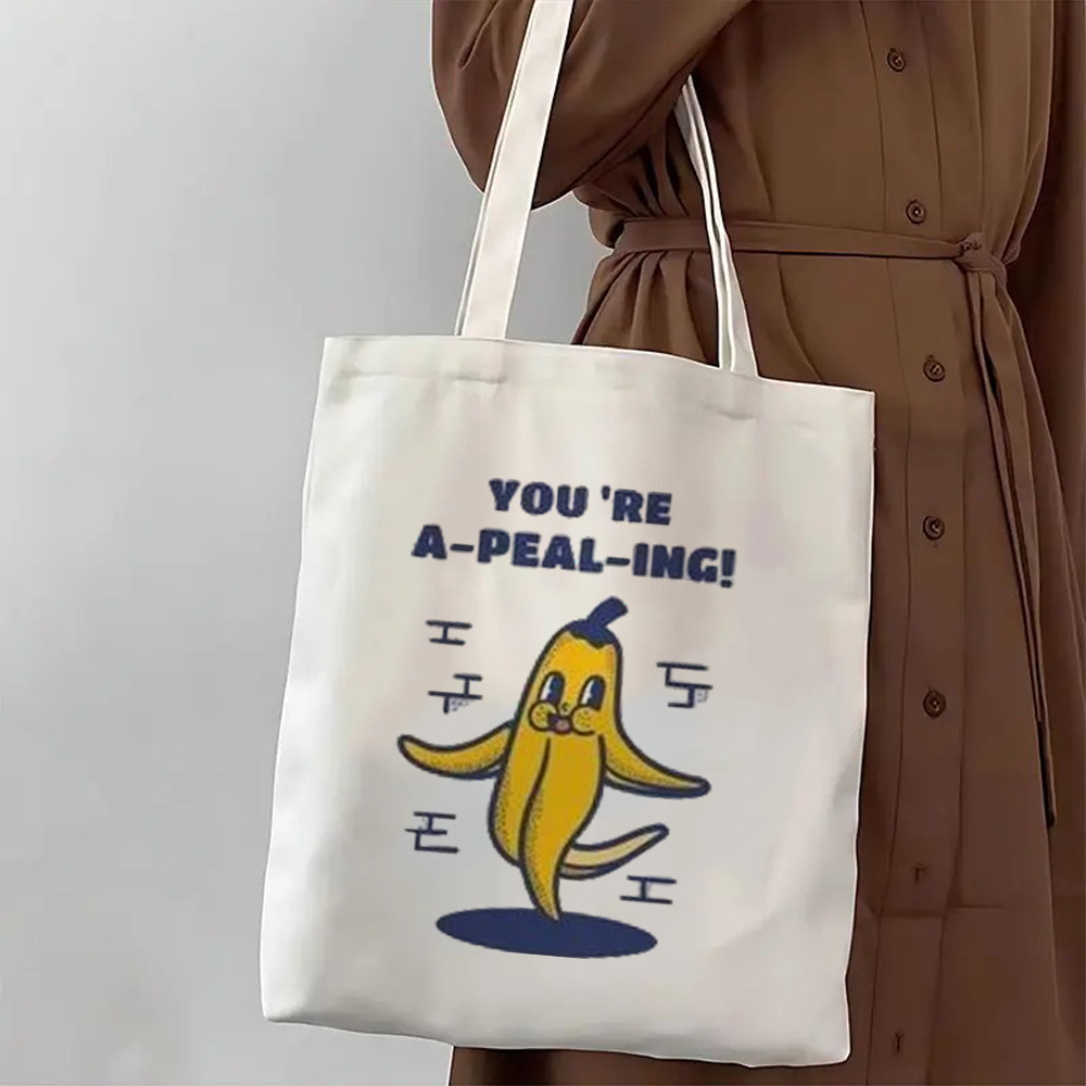 レトロなイラストプリントのリラックステーマグラフィックバッグ - Women Bags For Office Use のレビューと価格