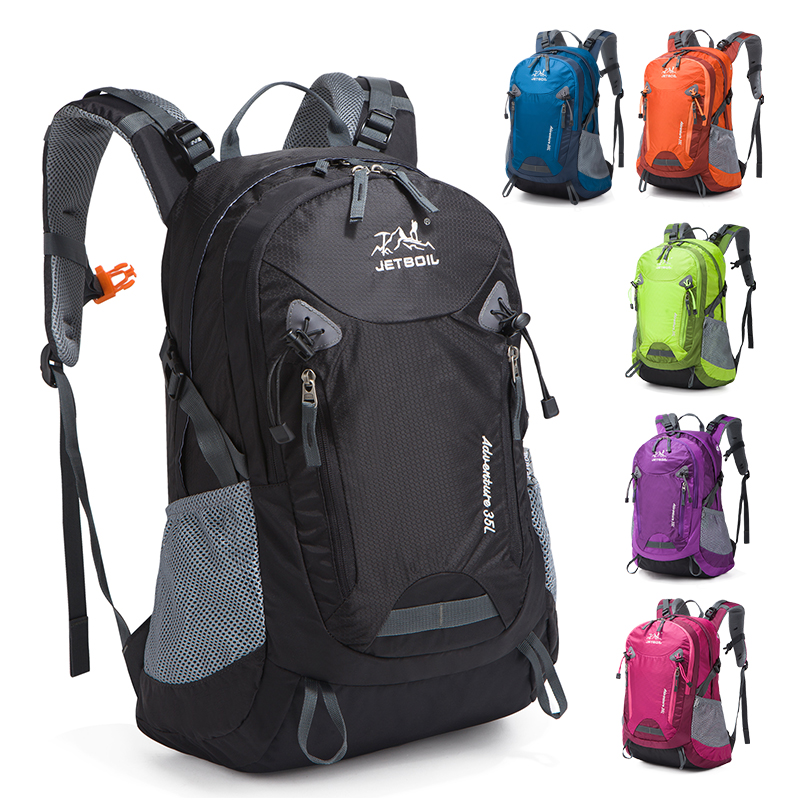 35L ハイキングバックパック屋外防水男性と女性登山旅行スポ - Women Bags Outlet のレビューと価格