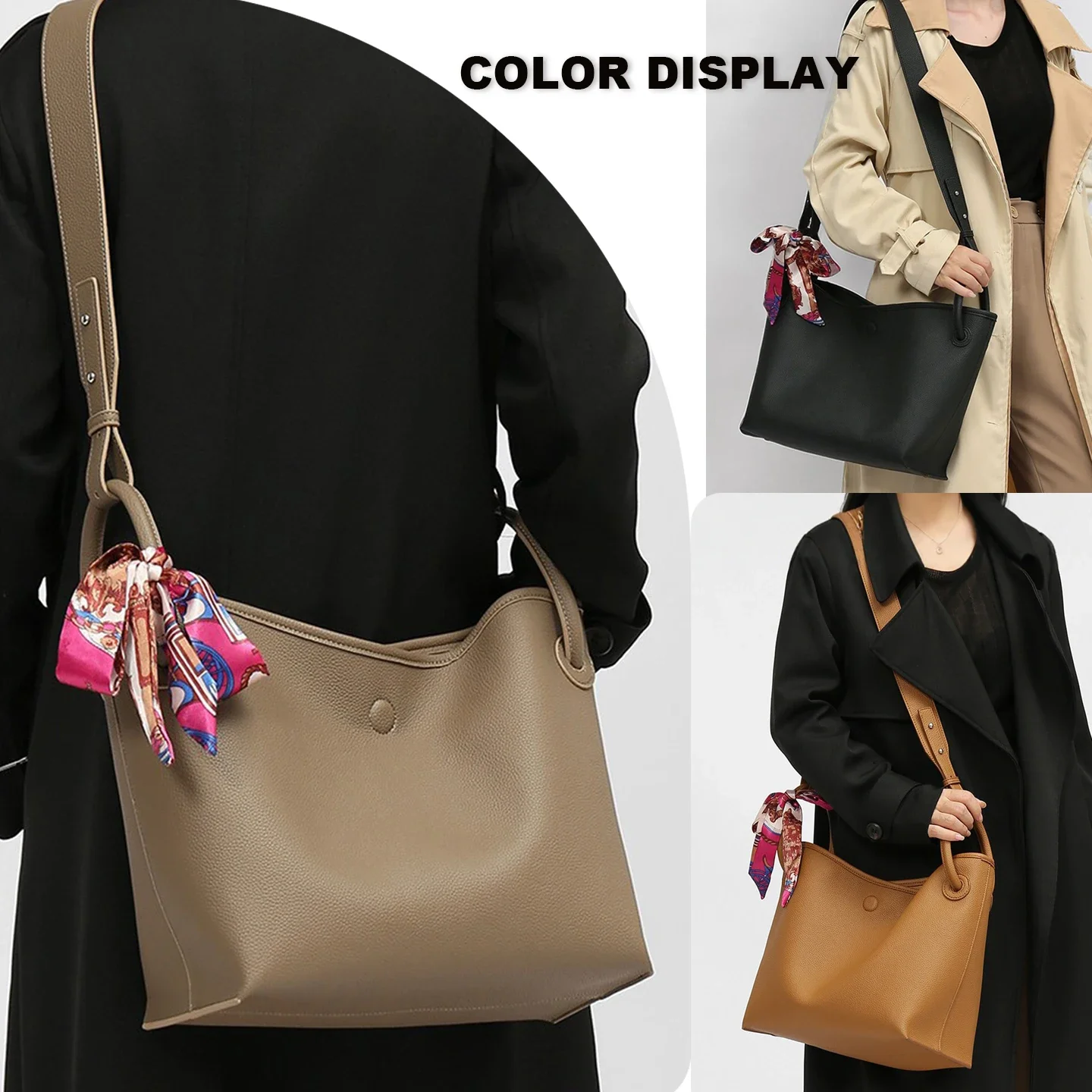 ライトラグジュアリー ハイエンド レディース トートバッグ  - Women Bags Leather のレビューと価格