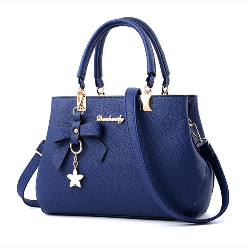 レディース PU レザー ハンドバッグ リボン ショルダー  - Women Bags Outlet のレビューと価格