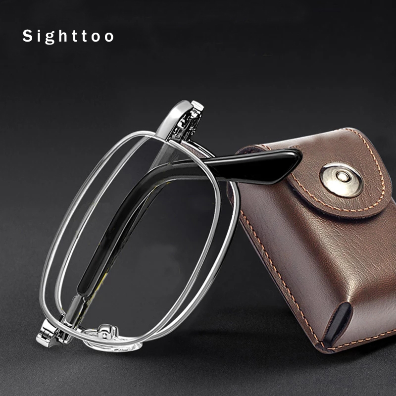 Sighttoo 折りたたみ正方形老眼鏡男性女性ポータブル眼 - Women Bags Under 500 のレビューと価格