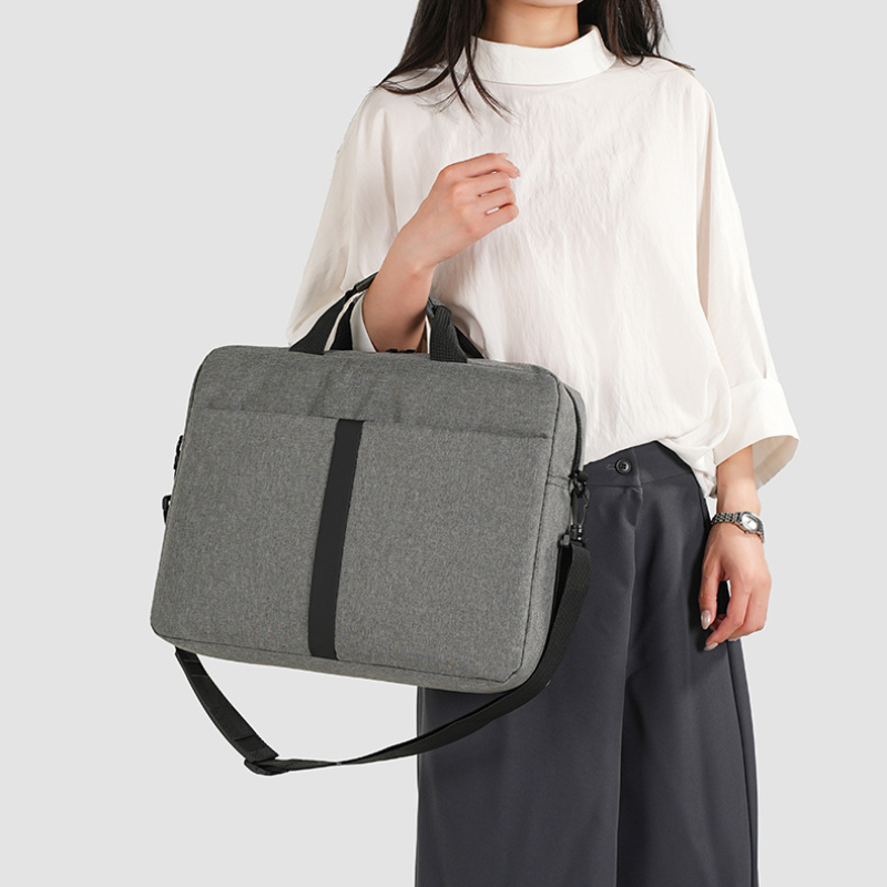 大容量ビジネスブリーフケース男性女性ハンドバッグクロスボディ - Women Bags For Office Use のレビューと価格