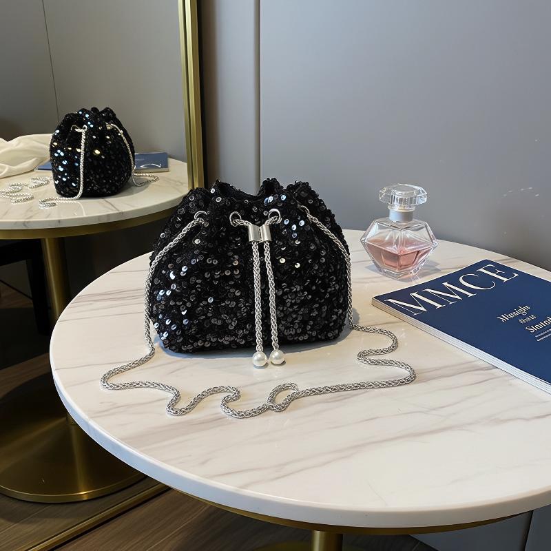 新しいおしゃれな個性的なスパンコール付きレディースバケットバ - Women'S Bags New Look のレビューと価格