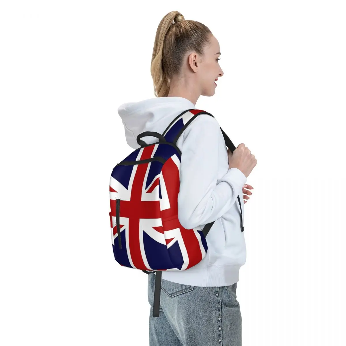 イギリスのユニオンジャック旗柄 学生用バックパック スクール - Women Bags In Uk のレビューと価格