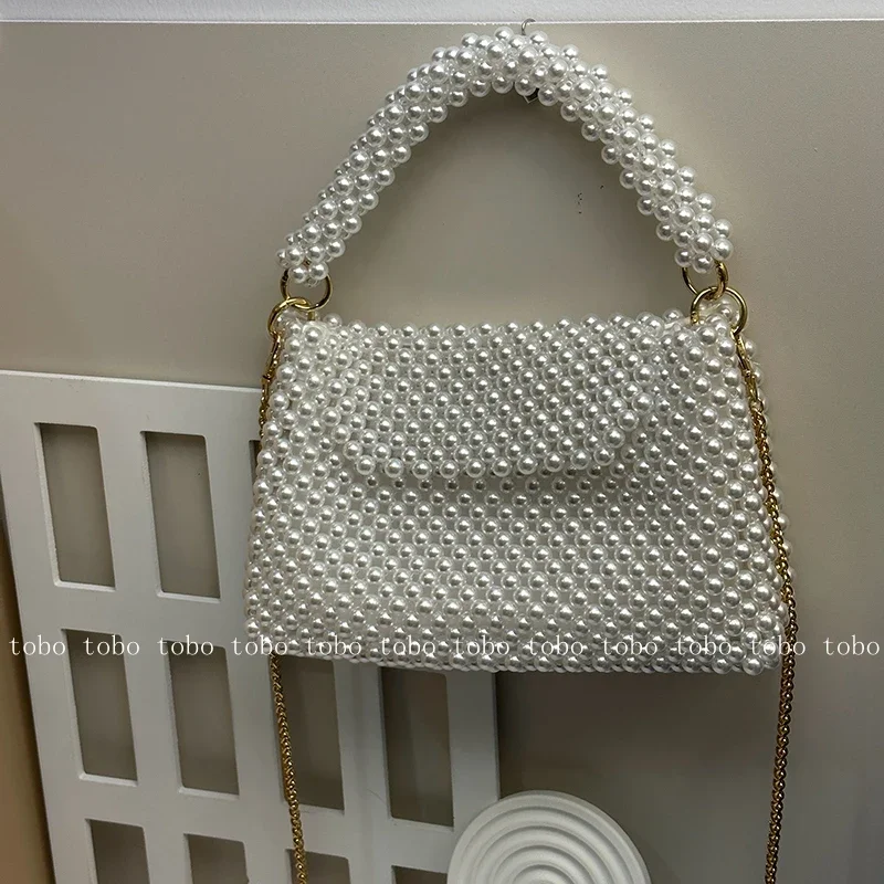 女性のための真珠の財布,透かし彫りのトートバッグ,レトロ,イ - Women Bags Golden のレビューと価格