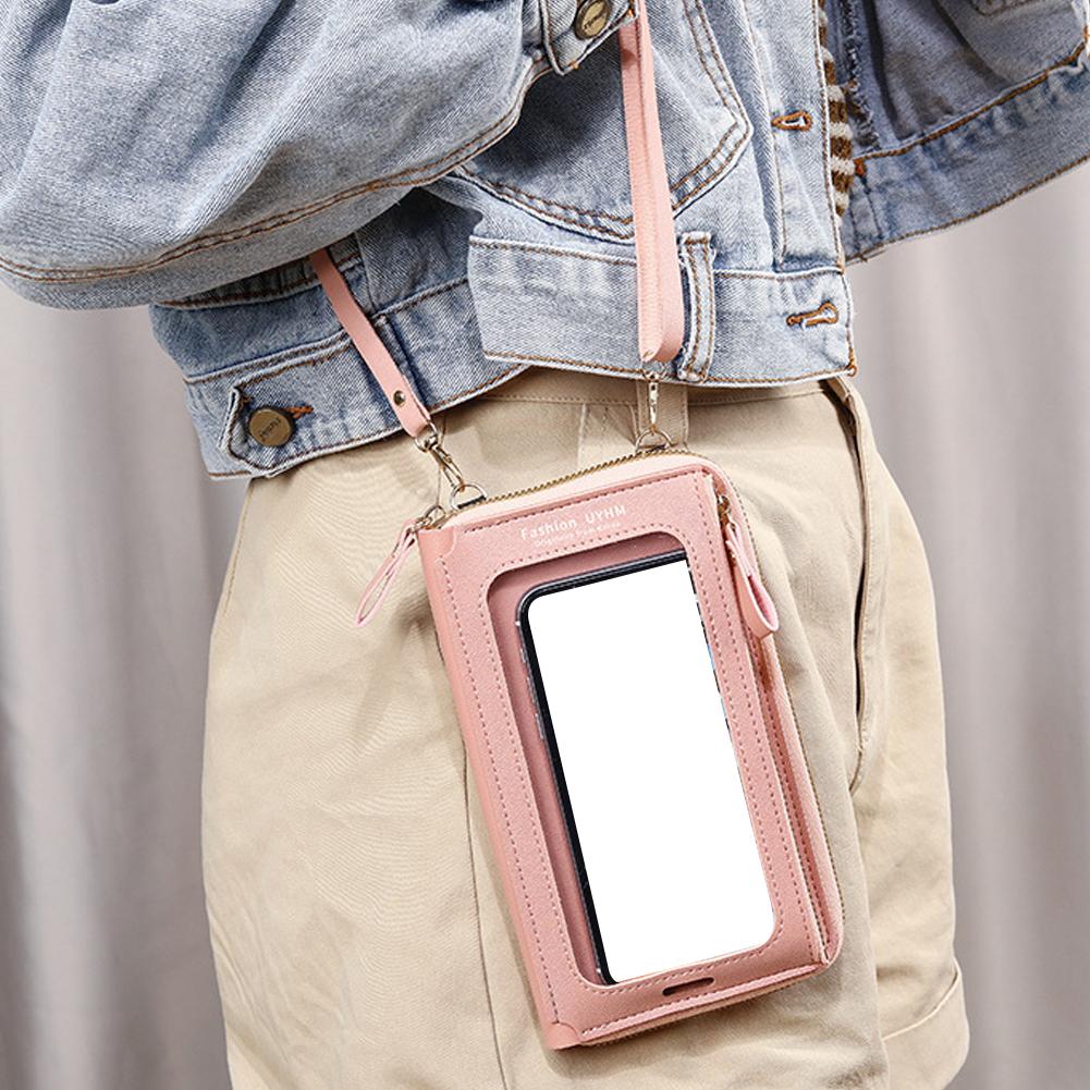 女性用バッグ ソフトレザー財布 タッチスクリーン携帯電話用財 - Women Bags Leather のレビューと価格